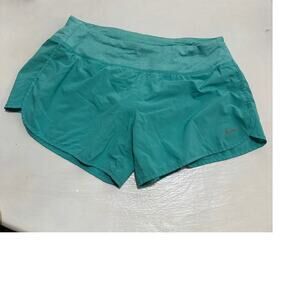 Nike Baby blue green shorts workout fitness gym sz M